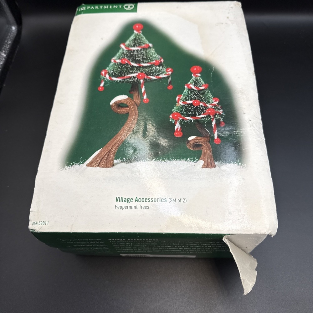 Department 56‎ Village Accessories – Twisty Peppermint Trees (#53011)